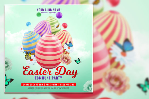 Craft a Buzz-Worthy Easter Campaign with a Modern Editable Flyer