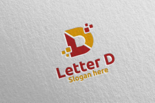 Crafting Modern Brand Identities with the Digital Letter D Logo