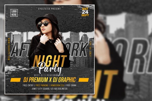 Create Stunning Night Party Social Media Posts Instantly