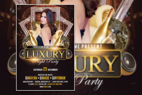 Design a Show-Stopping Luxury Night Party Flyer in Minutes