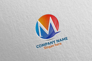 Letter M Logo Design 19: The Modern Vector Icon for Financial Brands
