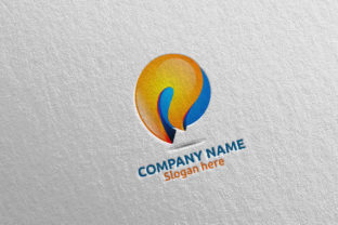 Letter P Logo Design 23: A Modern Vector Template for Financial Brands