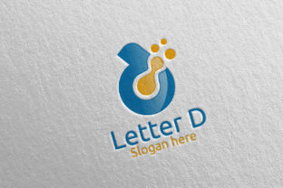 Modern Letter D Logo Template for Financial & Digital Brands