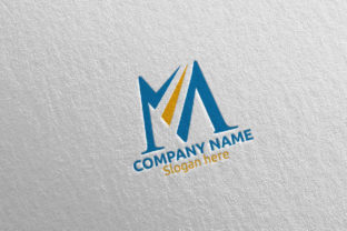 Modern Letter M Logo Design 29: A Vector Template for Digital Brands