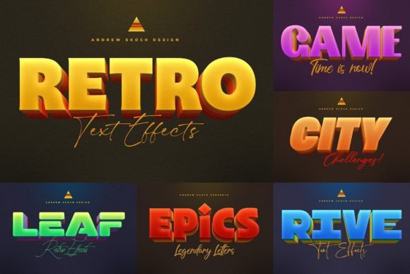 Revive the Golden Age: Crafting Visuals with Retro Text Effects