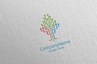 Tree Technology Logo: Modern Design for Electronic Brands